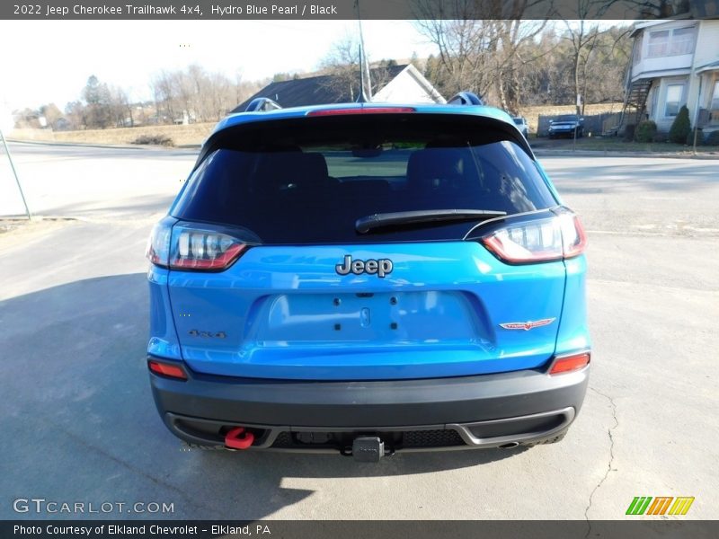 Hydro Blue Pearl / Black 2022 Jeep Cherokee Trailhawk 4x4