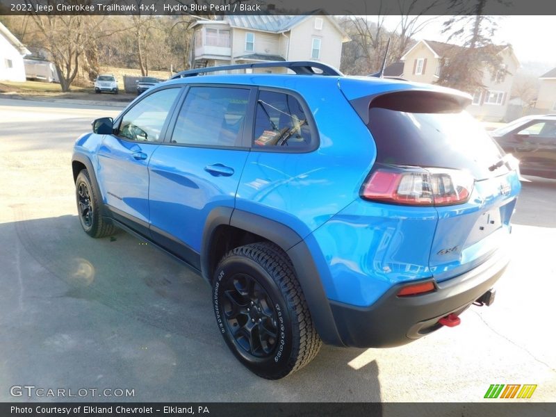 Hydro Blue Pearl / Black 2022 Jeep Cherokee Trailhawk 4x4