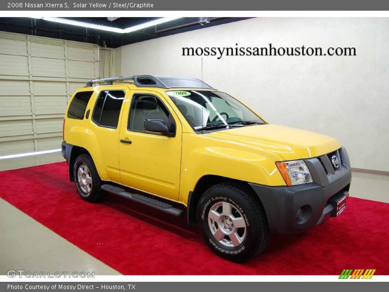 Solar Yellow / Steel/Graphite 2008 Nissan Xterra S