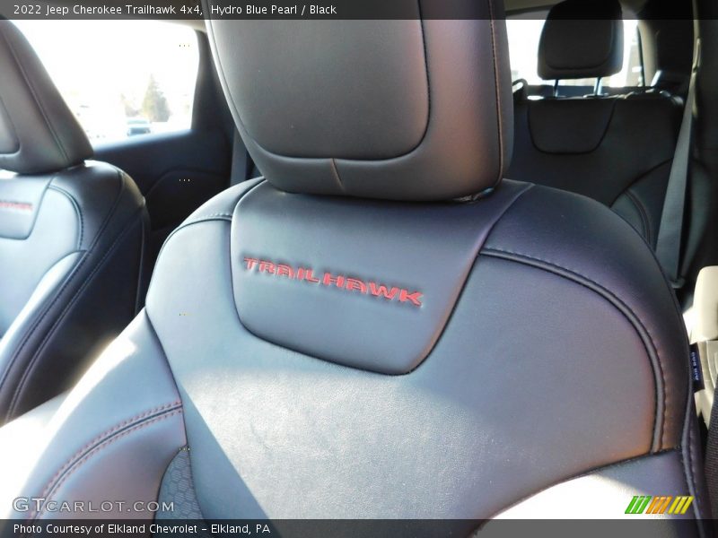 Hydro Blue Pearl / Black 2022 Jeep Cherokee Trailhawk 4x4