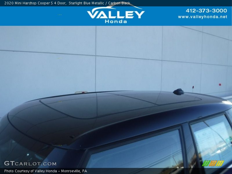 Starlight Blue Metallic / Carbon Black 2020 Mini Hardtop Cooper S 4 Door