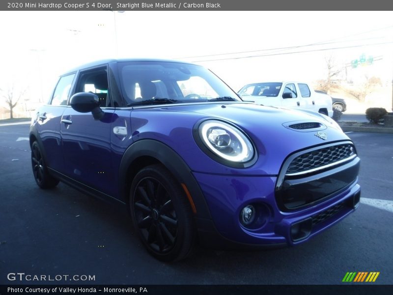 Starlight Blue Metallic / Carbon Black 2020 Mini Hardtop Cooper S 4 Door