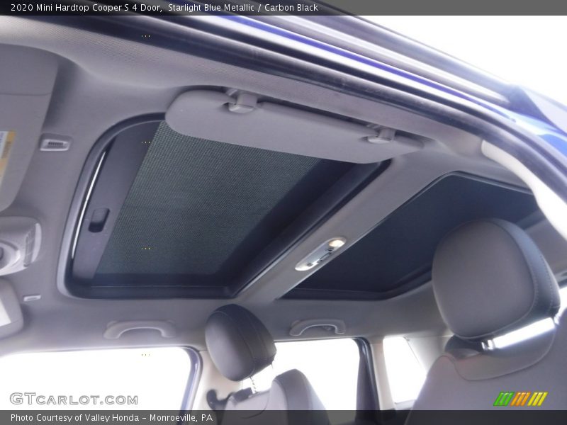 Starlight Blue Metallic / Carbon Black 2020 Mini Hardtop Cooper S 4 Door