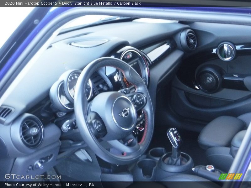 Starlight Blue Metallic / Carbon Black 2020 Mini Hardtop Cooper S 4 Door