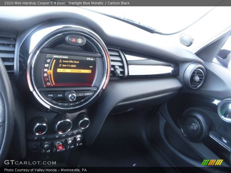 Starlight Blue Metallic / Carbon Black 2020 Mini Hardtop Cooper S 4 Door
