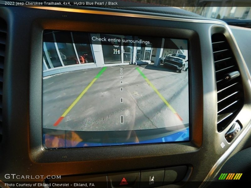 Hydro Blue Pearl / Black 2022 Jeep Cherokee Trailhawk 4x4