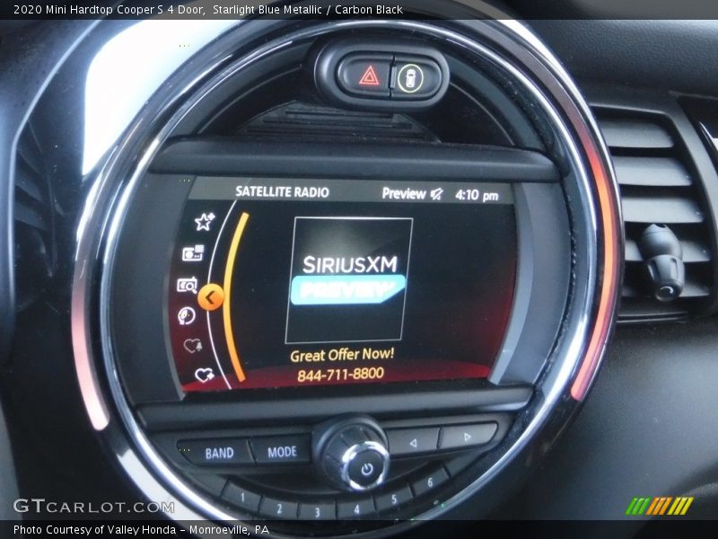 Starlight Blue Metallic / Carbon Black 2020 Mini Hardtop Cooper S 4 Door