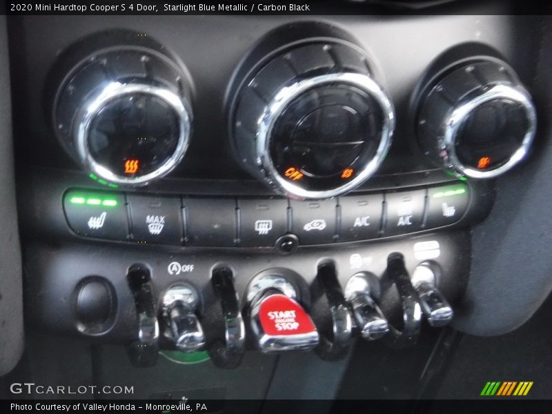 Starlight Blue Metallic / Carbon Black 2020 Mini Hardtop Cooper S 4 Door