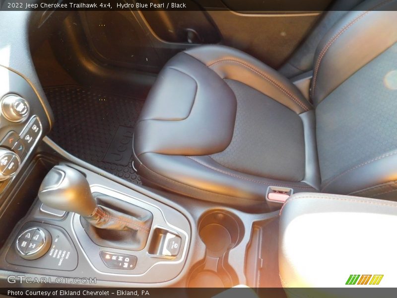 Hydro Blue Pearl / Black 2022 Jeep Cherokee Trailhawk 4x4