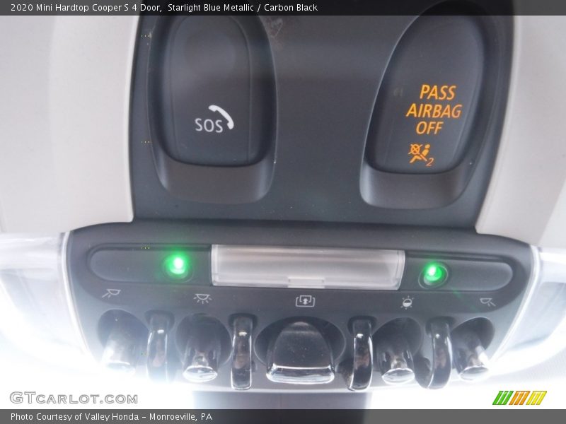 Starlight Blue Metallic / Carbon Black 2020 Mini Hardtop Cooper S 4 Door