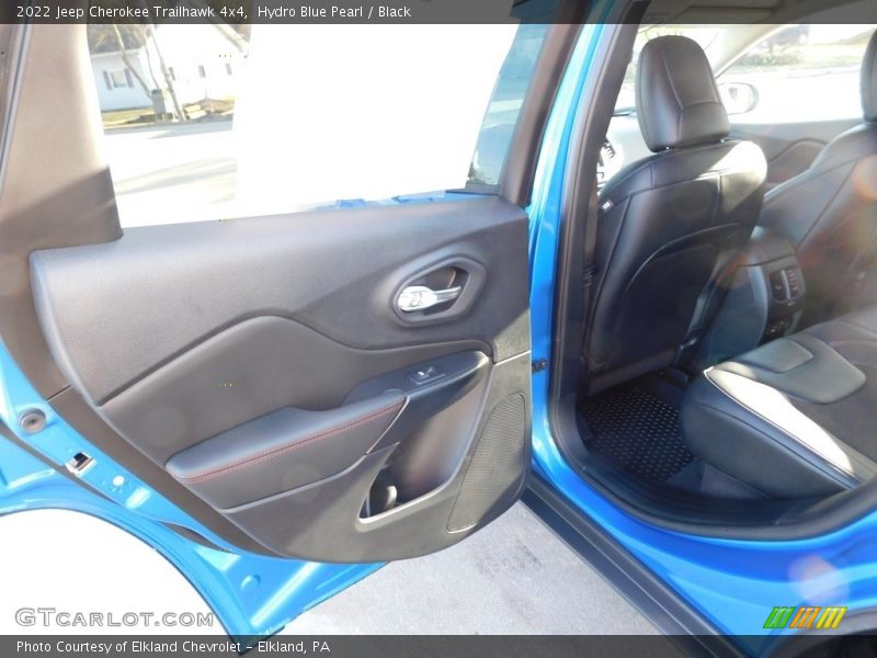 Hydro Blue Pearl / Black 2022 Jeep Cherokee Trailhawk 4x4