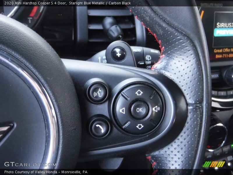 Starlight Blue Metallic / Carbon Black 2020 Mini Hardtop Cooper S 4 Door