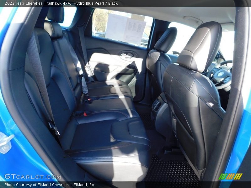 Hydro Blue Pearl / Black 2022 Jeep Cherokee Trailhawk 4x4