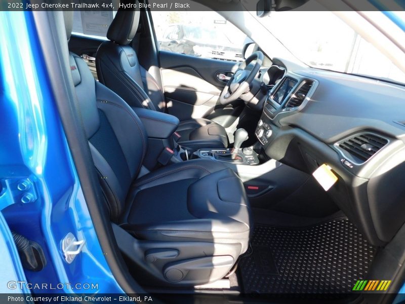 Hydro Blue Pearl / Black 2022 Jeep Cherokee Trailhawk 4x4