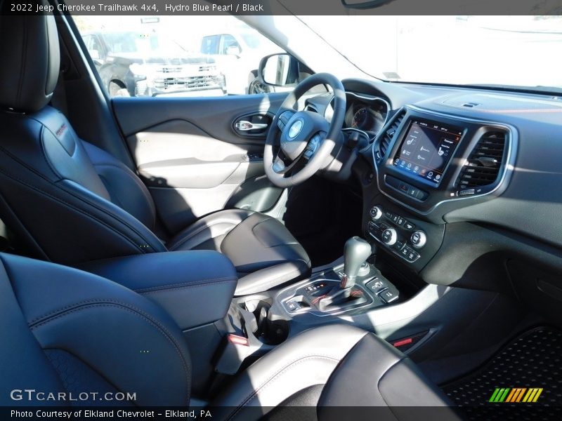 Hydro Blue Pearl / Black 2022 Jeep Cherokee Trailhawk 4x4