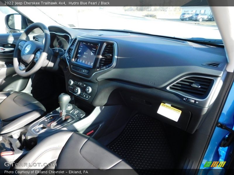 Hydro Blue Pearl / Black 2022 Jeep Cherokee Trailhawk 4x4