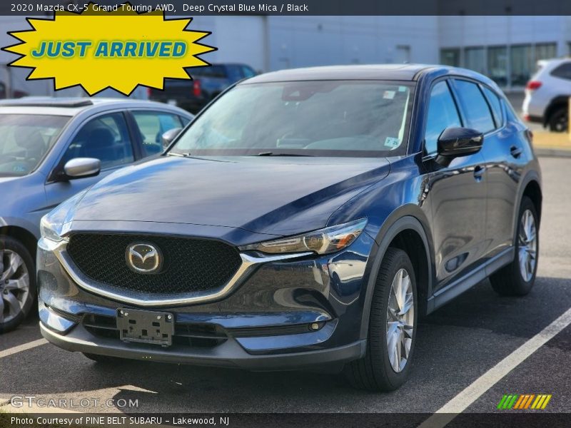Deep Crystal Blue Mica / Black 2020 Mazda CX-5 Grand Touring AWD
