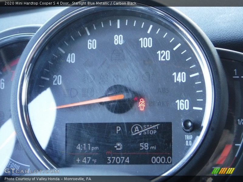 Starlight Blue Metallic / Carbon Black 2020 Mini Hardtop Cooper S 4 Door