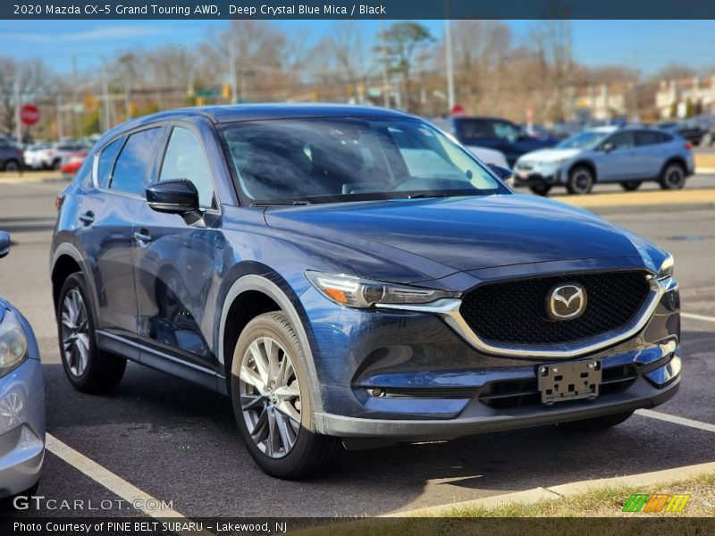 Deep Crystal Blue Mica / Black 2020 Mazda CX-5 Grand Touring AWD