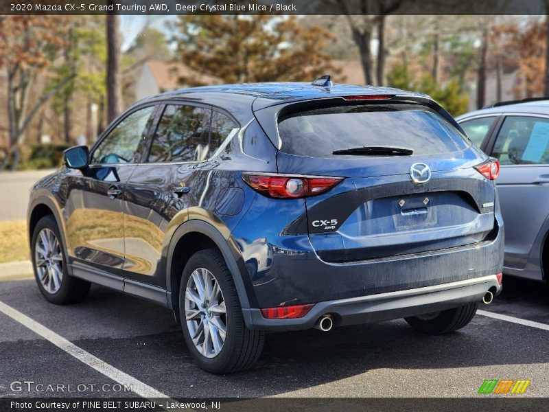 Deep Crystal Blue Mica / Black 2020 Mazda CX-5 Grand Touring AWD