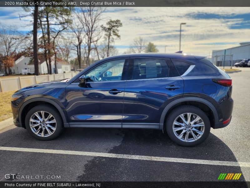 Deep Crystal Blue Mica / Black 2020 Mazda CX-5 Grand Touring AWD