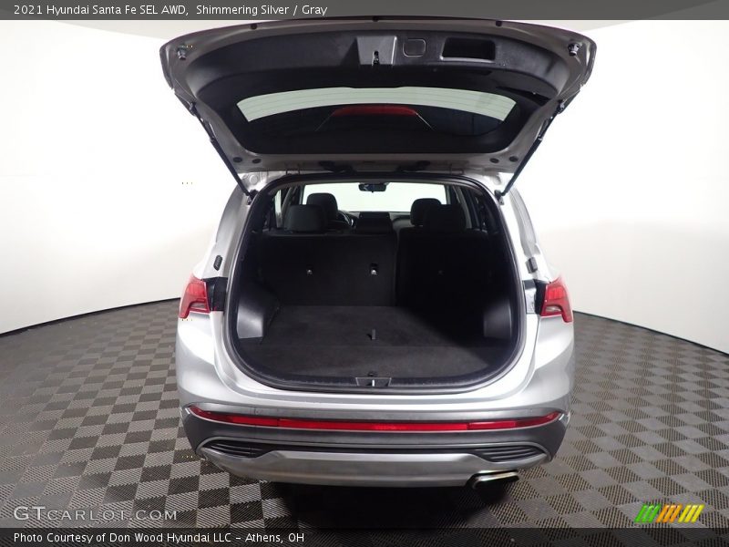 Shimmering Silver / Gray 2021 Hyundai Santa Fe SEL AWD