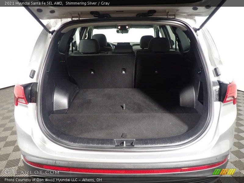 Shimmering Silver / Gray 2021 Hyundai Santa Fe SEL AWD