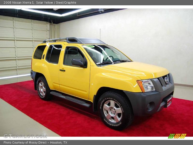 Solar Yellow / Steel/Graphite 2008 Nissan Xterra S