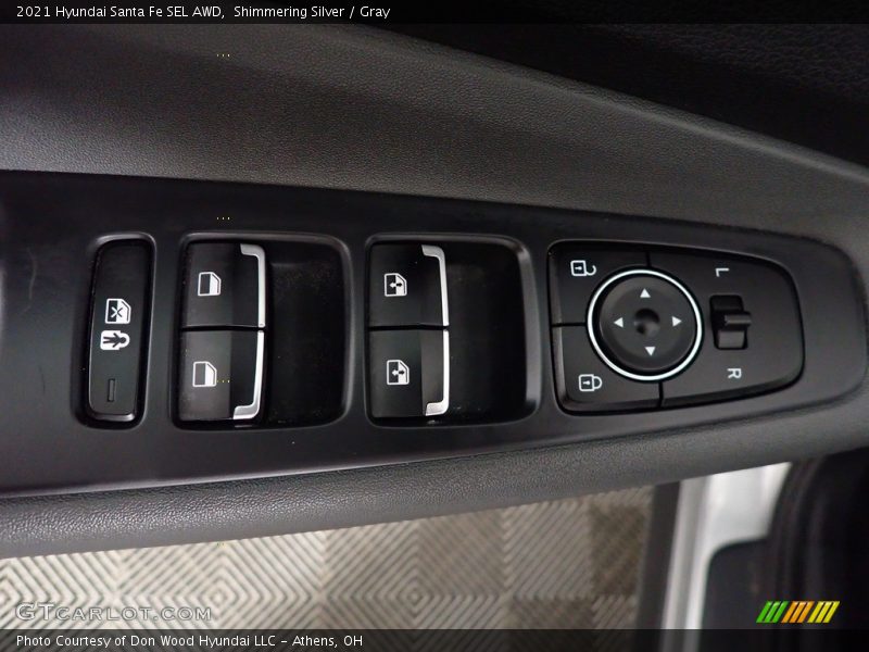 Shimmering Silver / Gray 2021 Hyundai Santa Fe SEL AWD