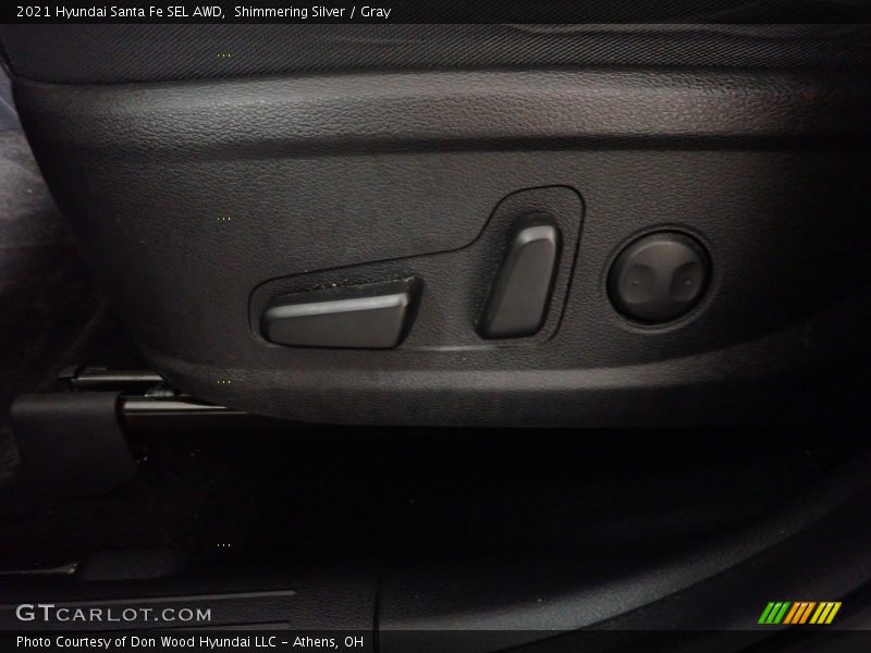 Shimmering Silver / Gray 2021 Hyundai Santa Fe SEL AWD