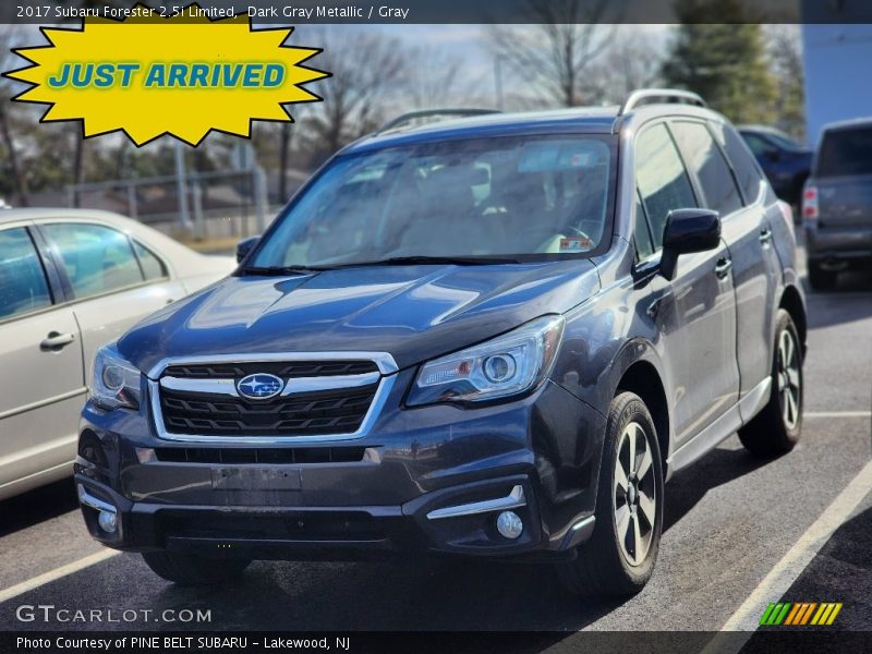 Dark Gray Metallic / Gray 2017 Subaru Forester 2.5i Limited