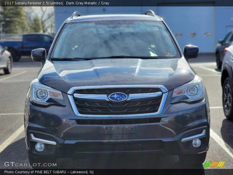 Dark Gray Metallic / Gray 2017 Subaru Forester 2.5i Limited