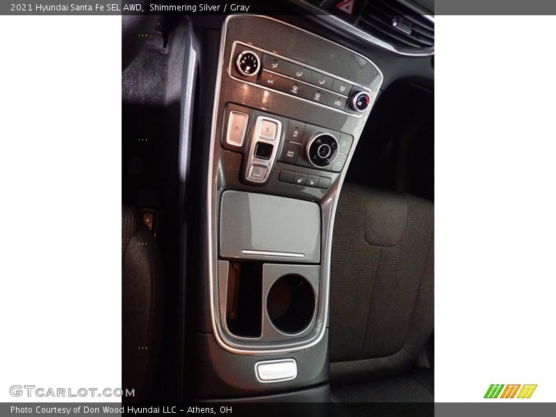 Shimmering Silver / Gray 2021 Hyundai Santa Fe SEL AWD