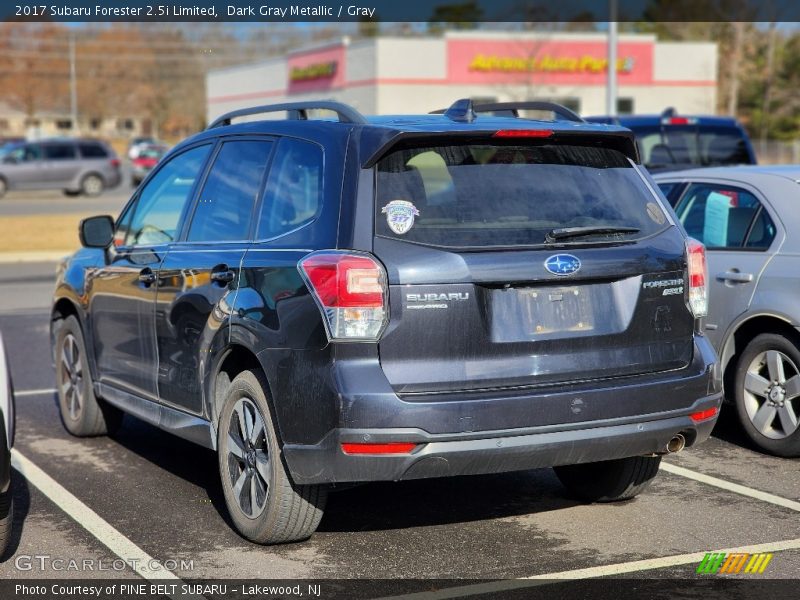 Dark Gray Metallic / Gray 2017 Subaru Forester 2.5i Limited
