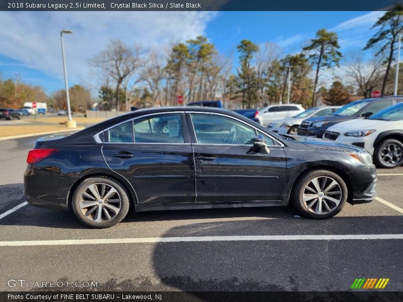 Crystal Black Silica / Slate Black 2018 Subaru Legacy 2.5i Limited