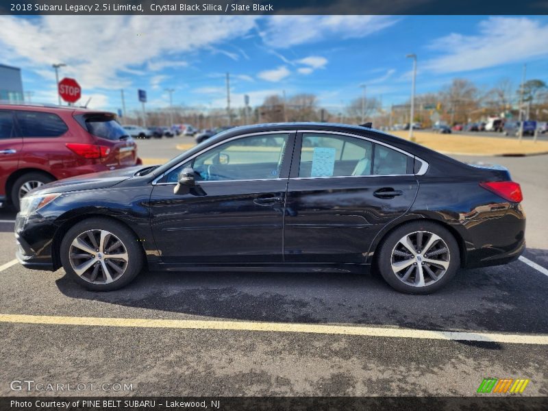 Crystal Black Silica / Slate Black 2018 Subaru Legacy 2.5i Limited