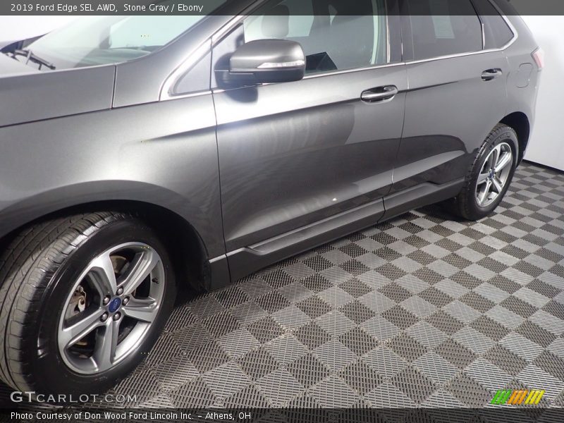 Stone Gray / Ebony 2019 Ford Edge SEL AWD