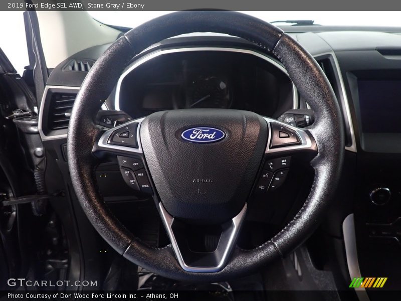 Stone Gray / Ebony 2019 Ford Edge SEL AWD