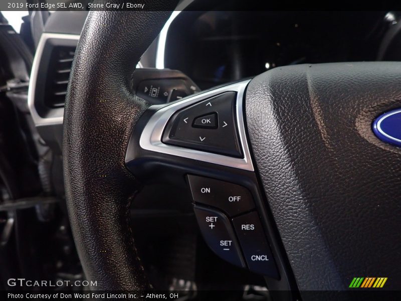 Stone Gray / Ebony 2019 Ford Edge SEL AWD