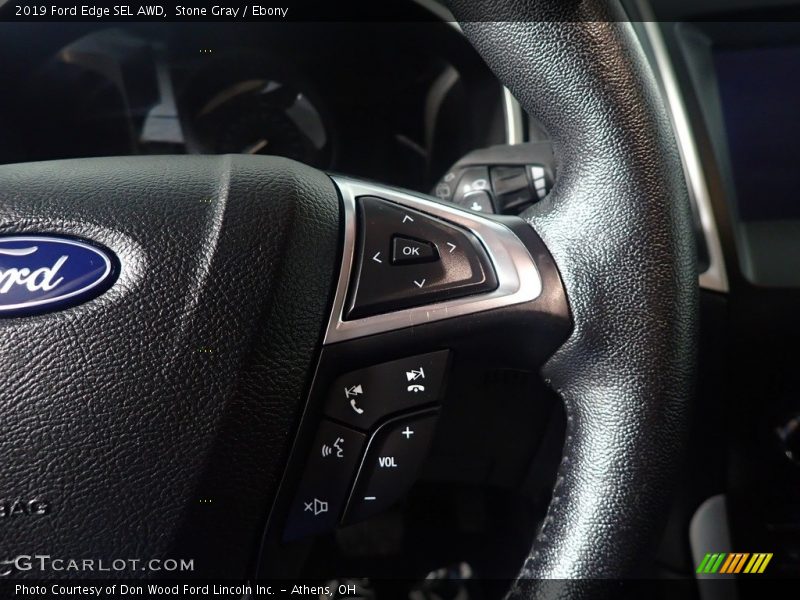 Stone Gray / Ebony 2019 Ford Edge SEL AWD
