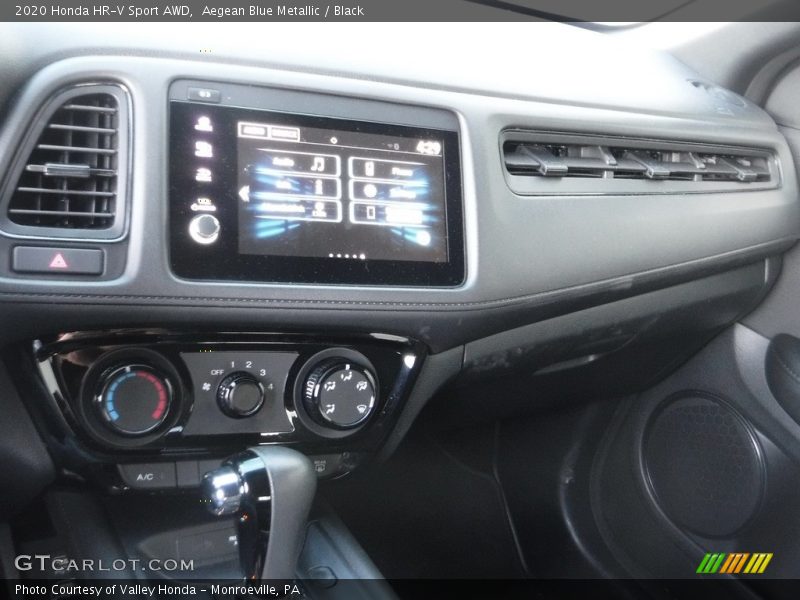Aegean Blue Metallic / Black 2020 Honda HR-V Sport AWD