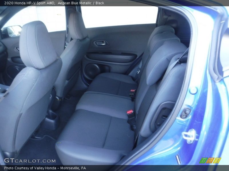 Aegean Blue Metallic / Black 2020 Honda HR-V Sport AWD