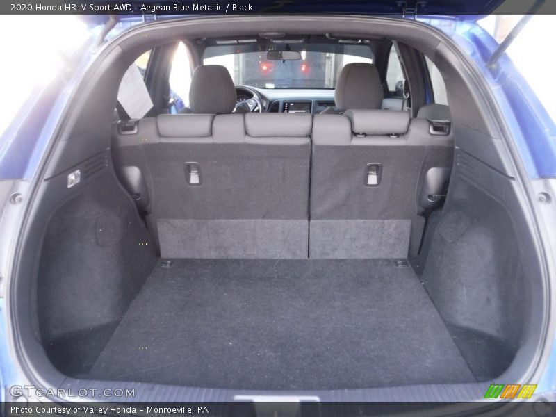Aegean Blue Metallic / Black 2020 Honda HR-V Sport AWD