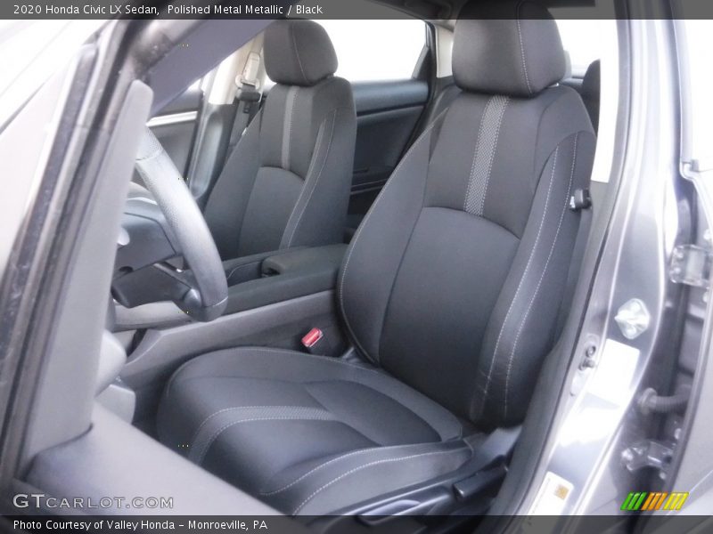 Polished Metal Metallic / Black 2020 Honda Civic LX Sedan