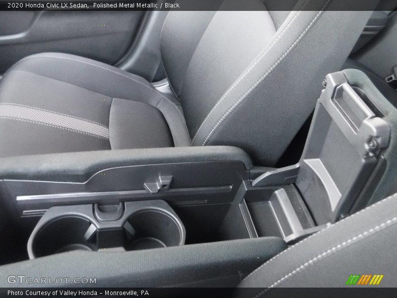 Polished Metal Metallic / Black 2020 Honda Civic LX Sedan