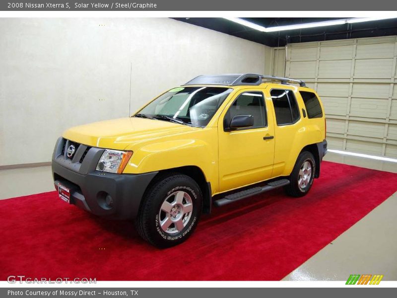 Solar Yellow / Steel/Graphite 2008 Nissan Xterra S