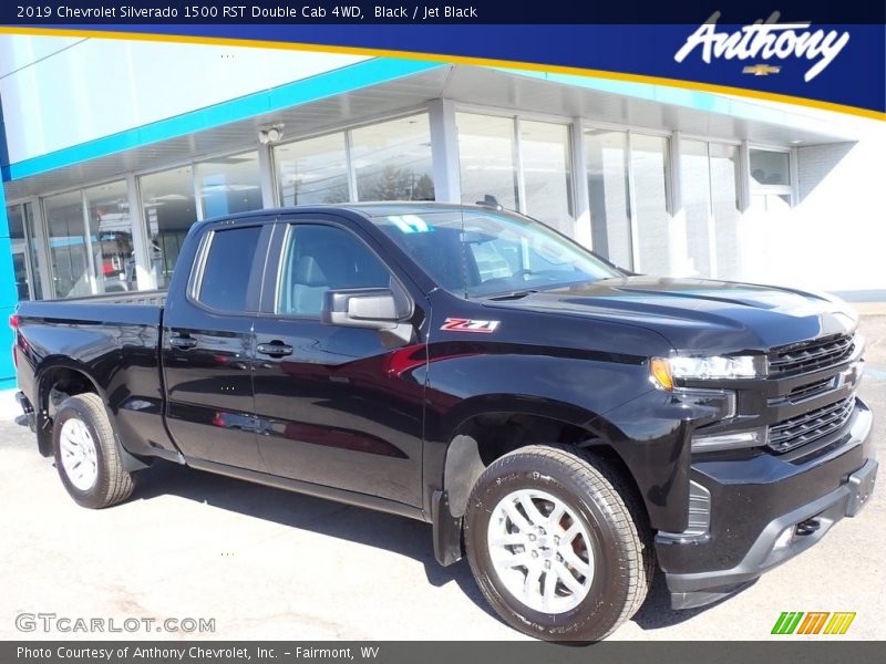 Black / Jet Black 2019 Chevrolet Silverado 1500 RST Double Cab 4WD