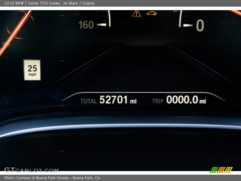 Jet Black / Cognac 2018 BMW 7 Series 750i Sedan