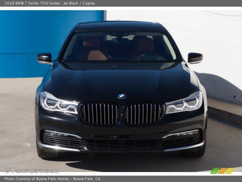 Jet Black / Cognac 2018 BMW 7 Series 750i Sedan