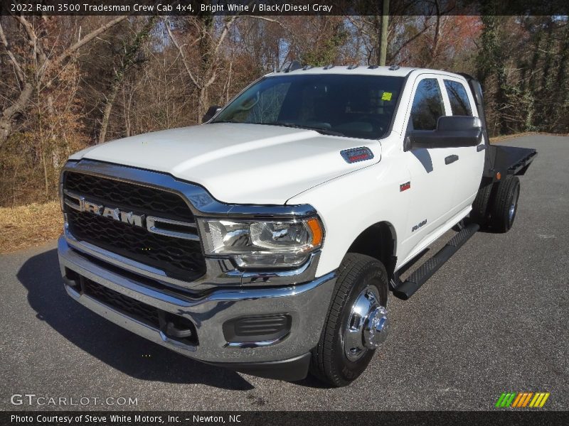 Bright White / Black/Diesel Gray 2022 Ram 3500 Tradesman Crew Cab 4x4